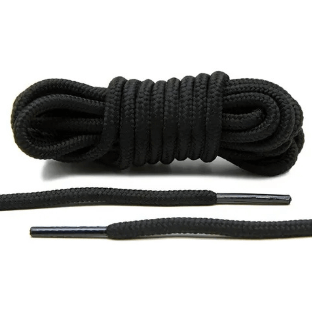 Diseño sin título (35) (1) CORDON REDONDO NEGRO 1.10MTR GRUESA X 144 PARES - Image 1